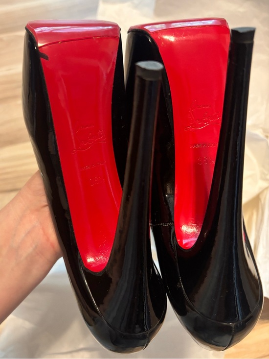 christian louboutin daffodile pumps black patent leather main image 6